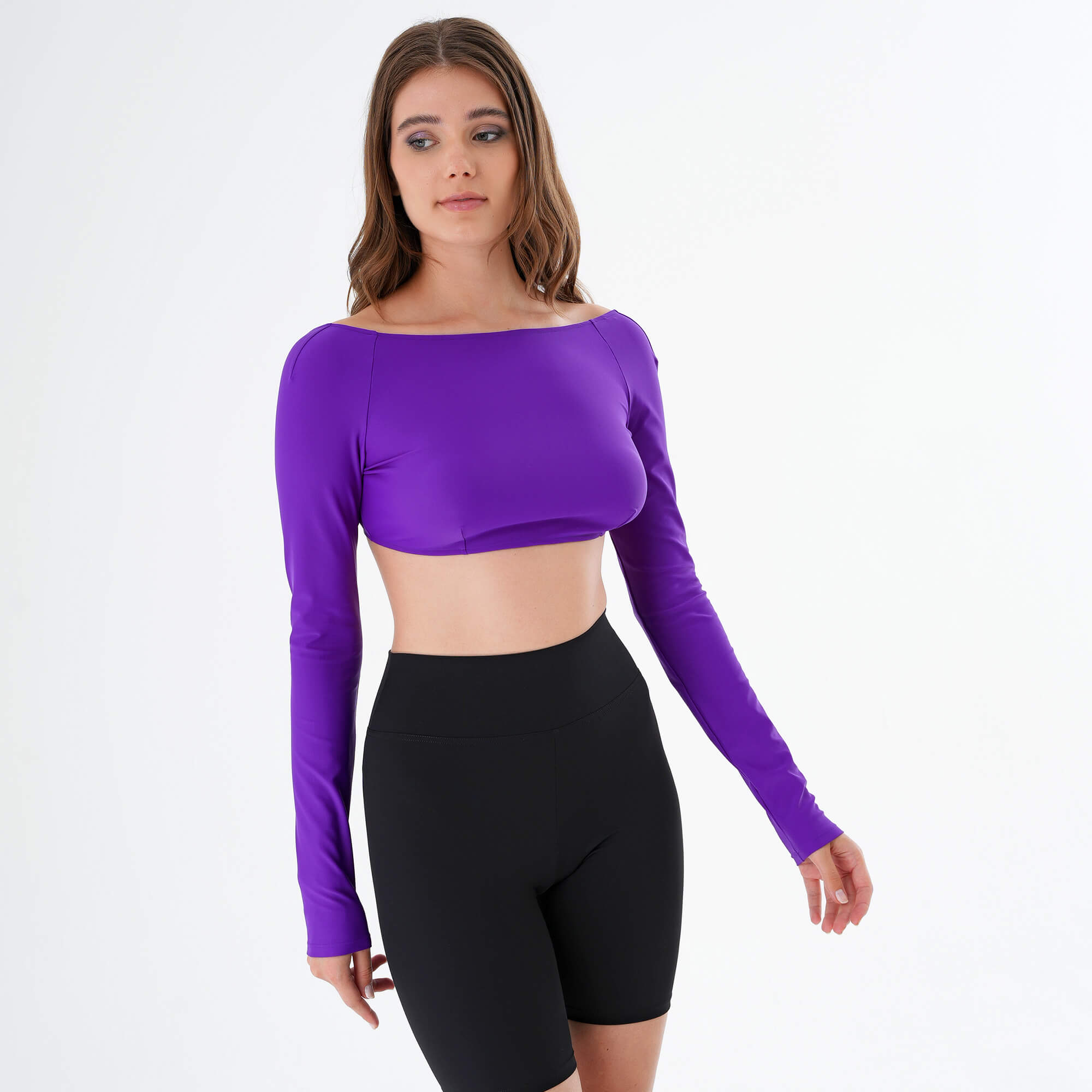 Emilio Pucci - Knitted Crop Top in Purple IT42